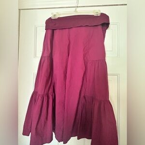 Matilda Jane maroon capri pants paint by numbers line size medium